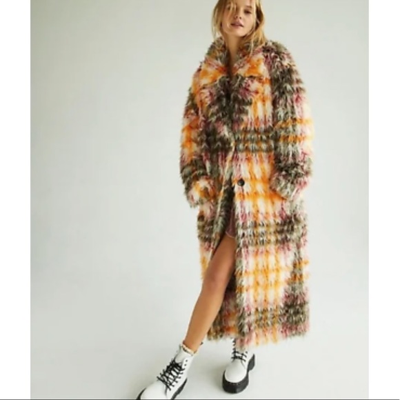 Free People Faux Fur Coat ❄️ - Picture 4 of 6